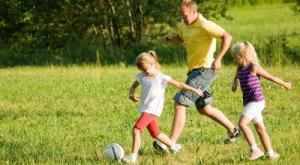 Soccer with dad