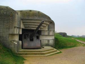 fortified military bunker