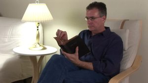 Man Studying the Bible